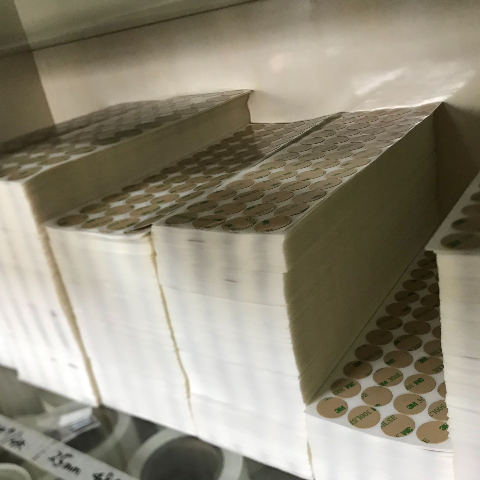 3M薄款透明双面胶贴 模切冲型圆形方形强力高粘300LSE双面胶